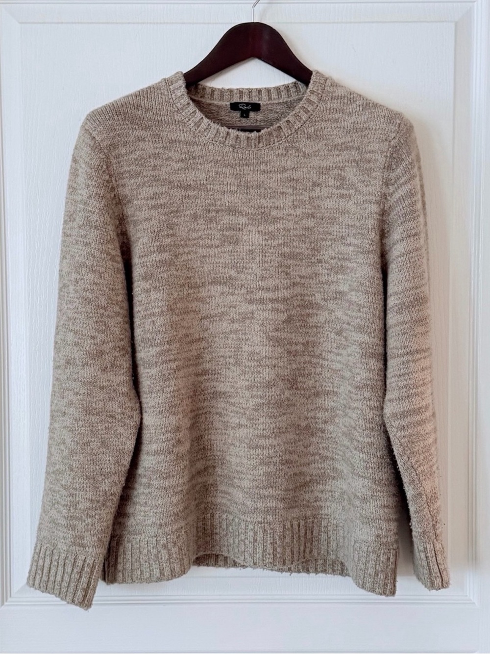 Rails Men's Crewneck Sweater in Heathered Beige